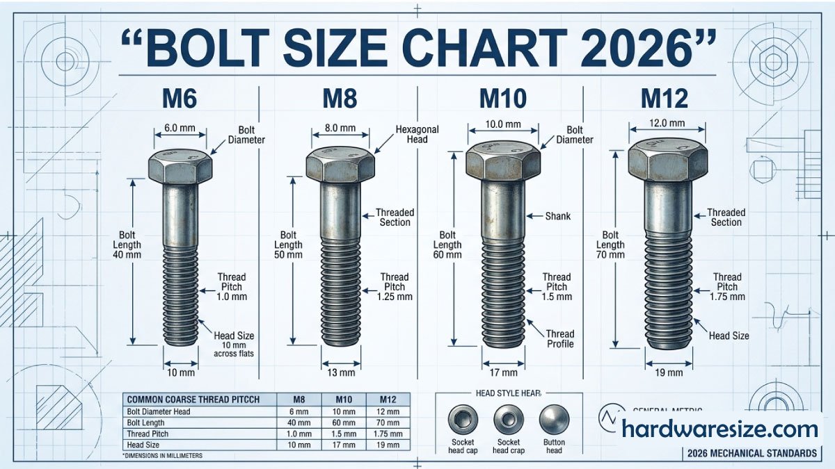 Bolt Size Chart