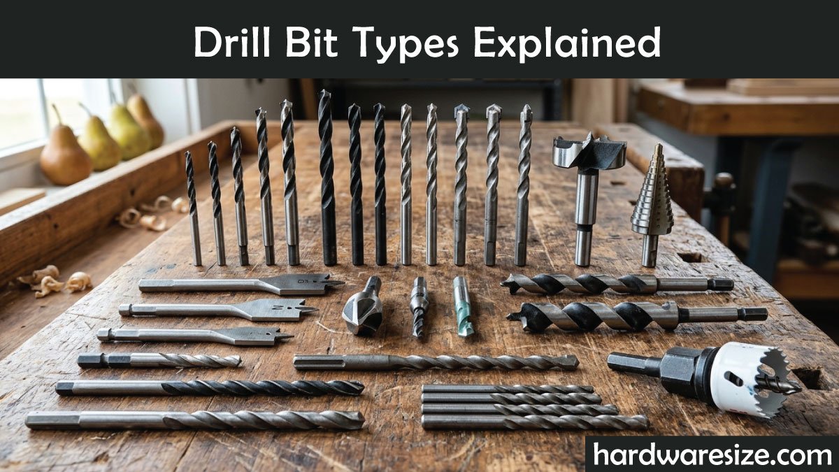 Drill Bit Types explained