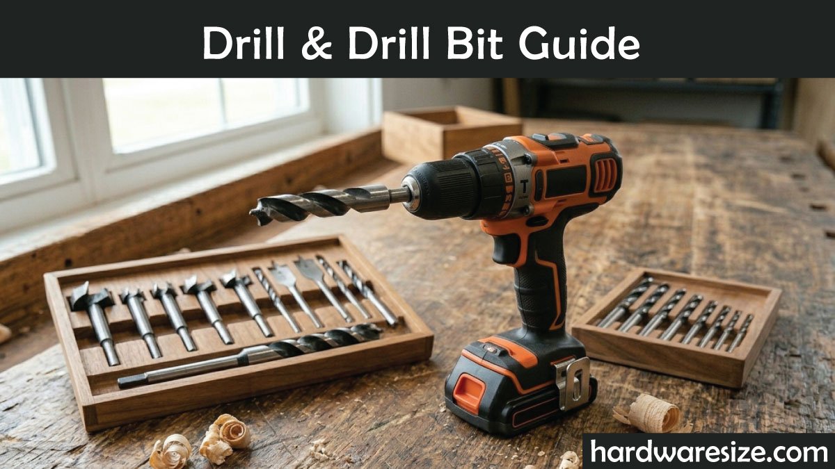 Drill & Drill Bit Guide