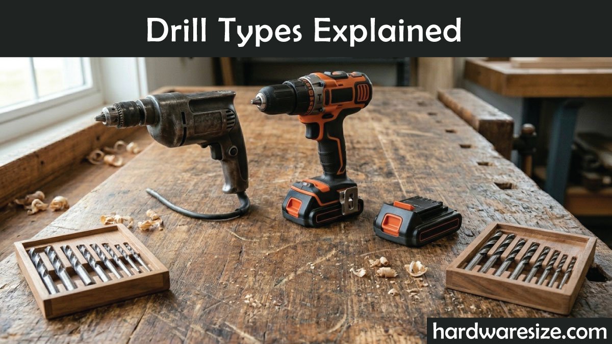 Drill Types Explained: Corded vs Cordless Guide