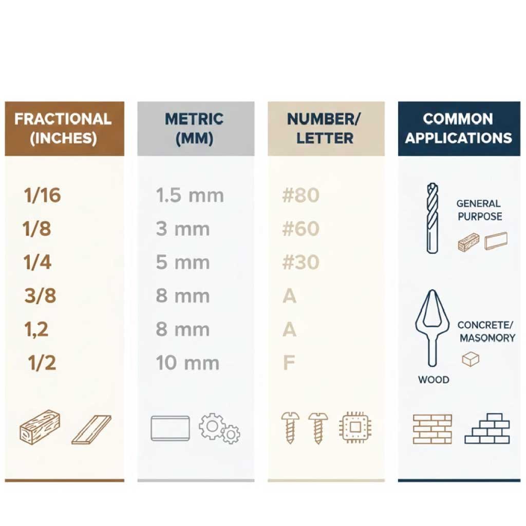 How Drill Bit Sizes Are Measured