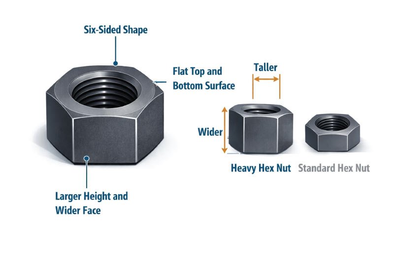 What Does a Heavy Hex Nut Look Like