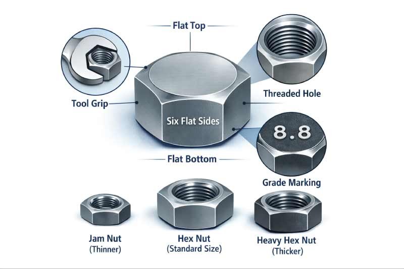 What Does a Hex Nut Look Like