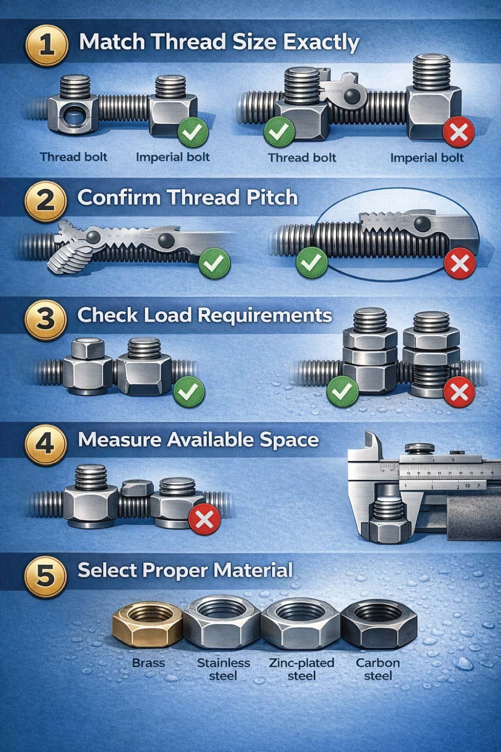 How to Choose the Right Jam Nut Size