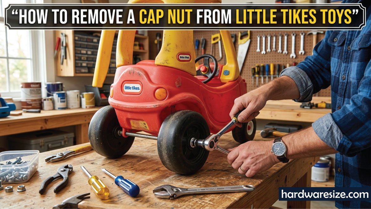 How to Remove a Cap Nut from Little Tikes Toys