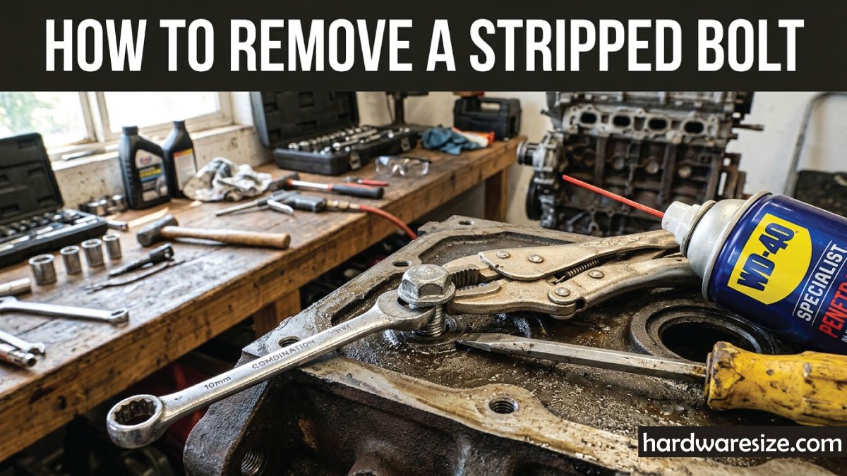 How to Remove a Stripped Bolt