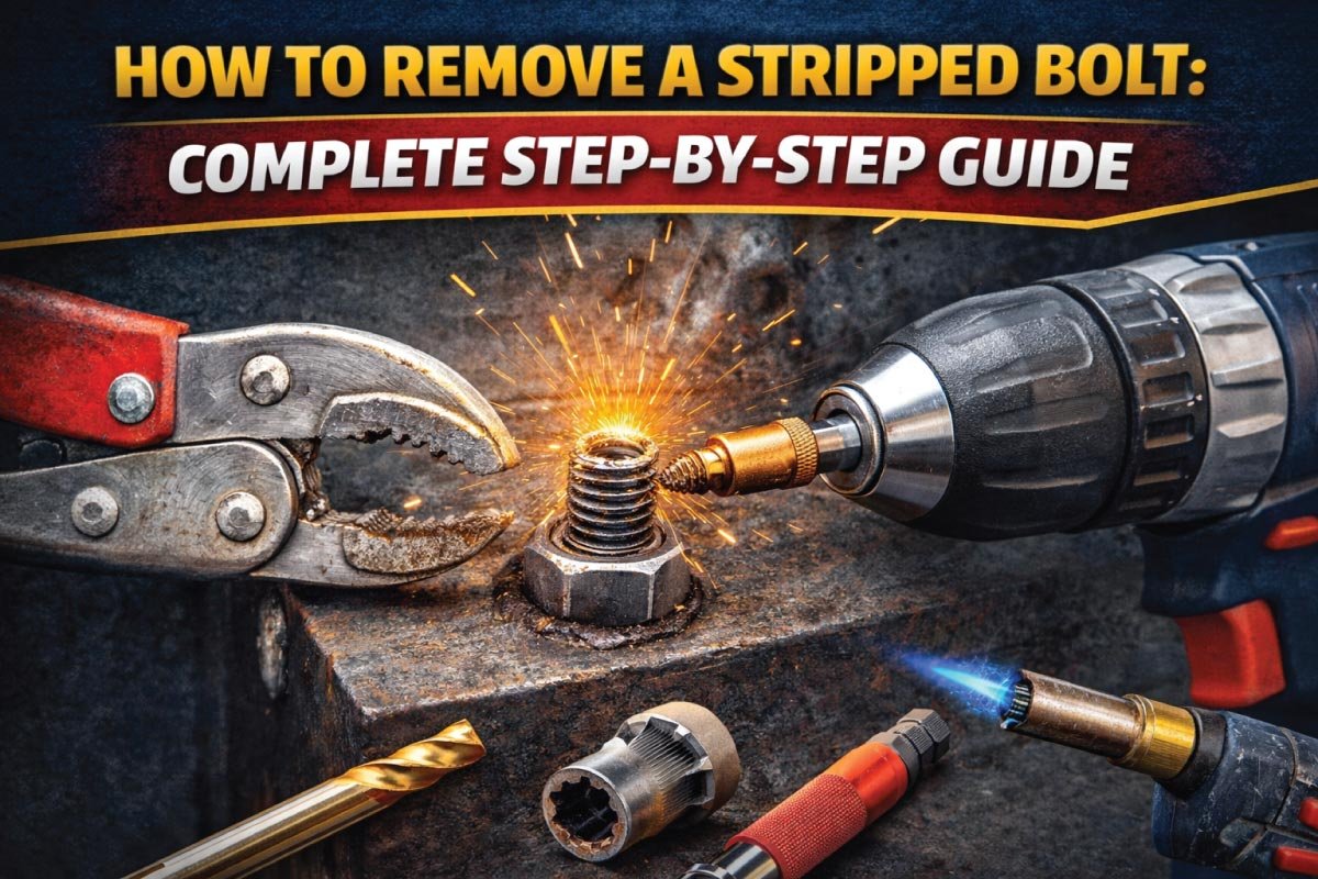 How to Remove a Stripped Bolt, Complete Guide