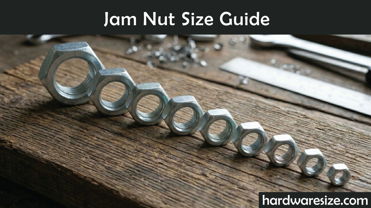 Jam Nut Size