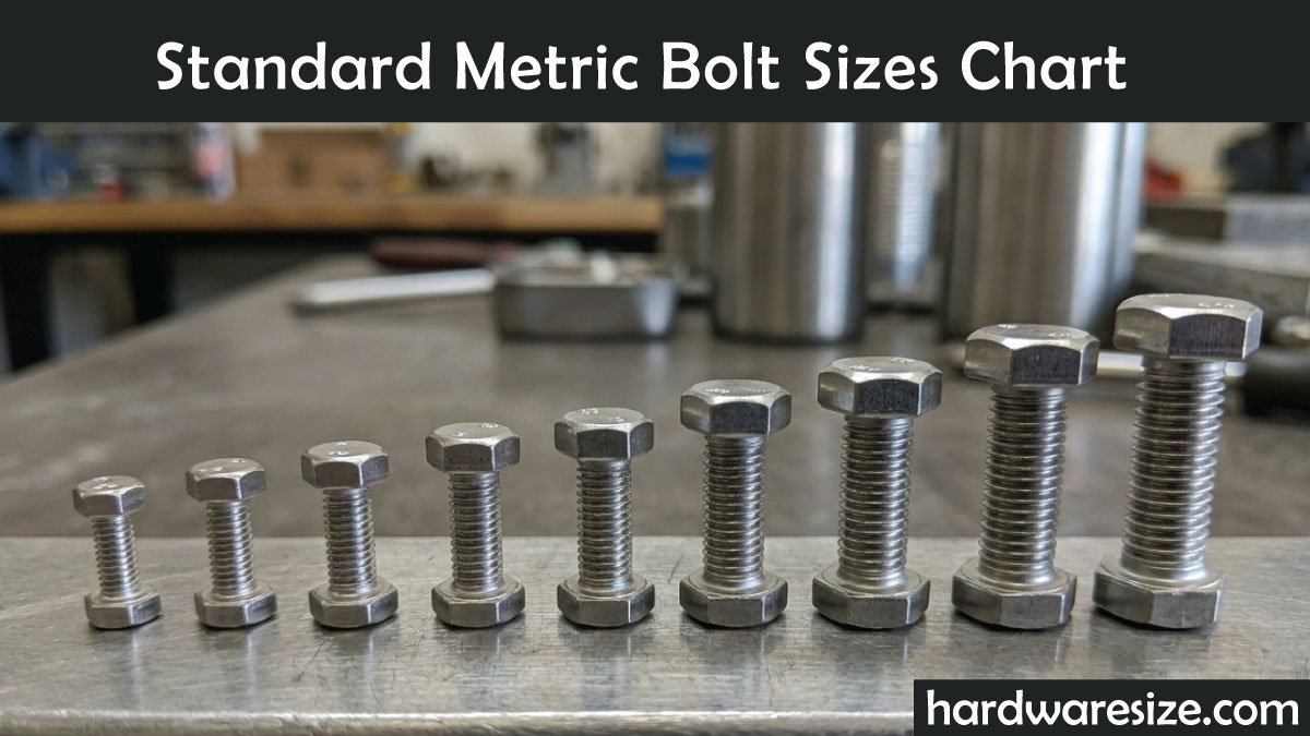 Standard Metric Bolt Sizes Chart
