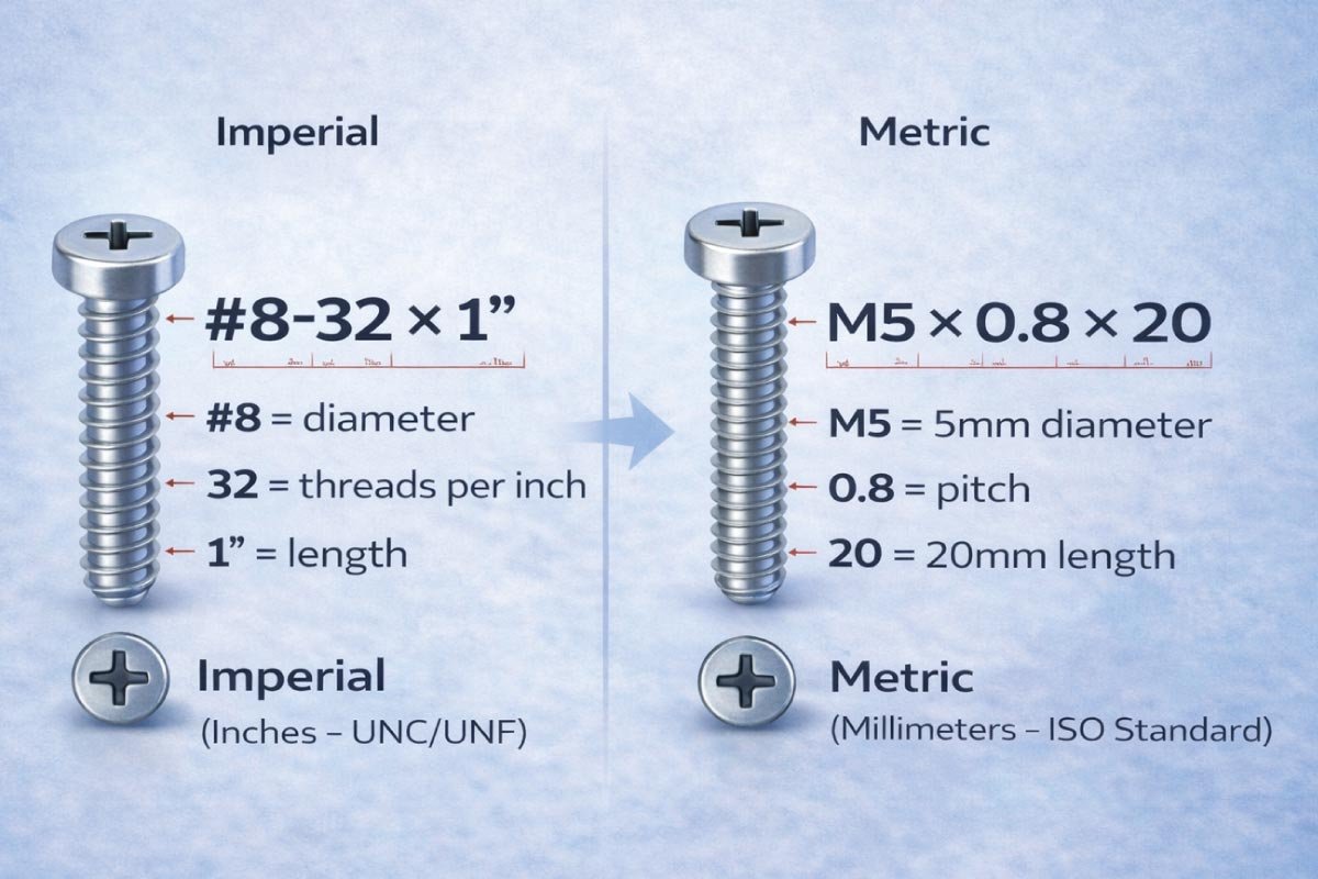 Understanding Machine Screw Sizing Systems