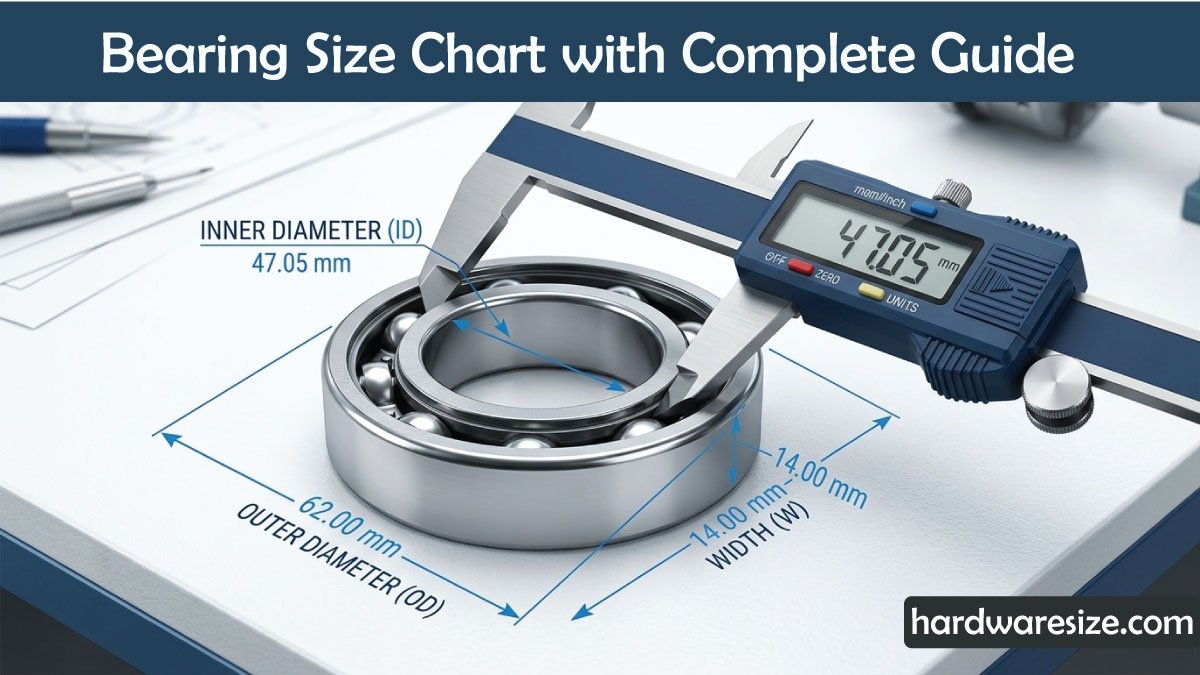 Bearing Size Chart with Complete Guide