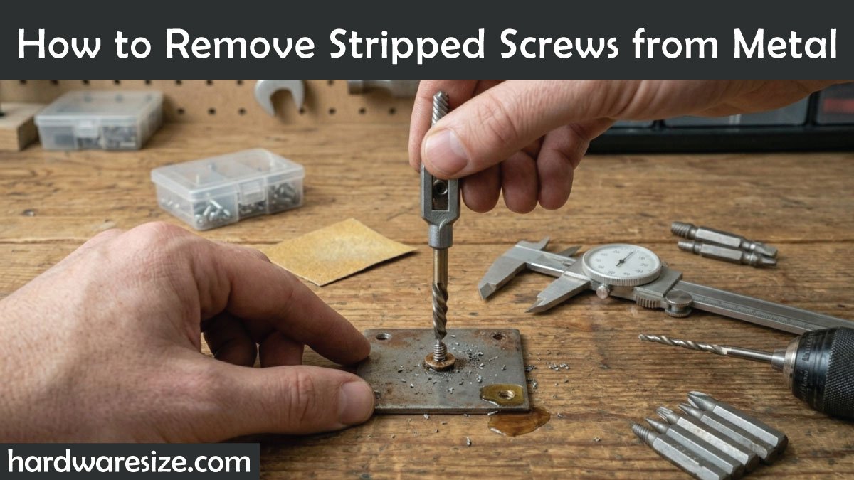 How to Remove Stripped Screws from Metal