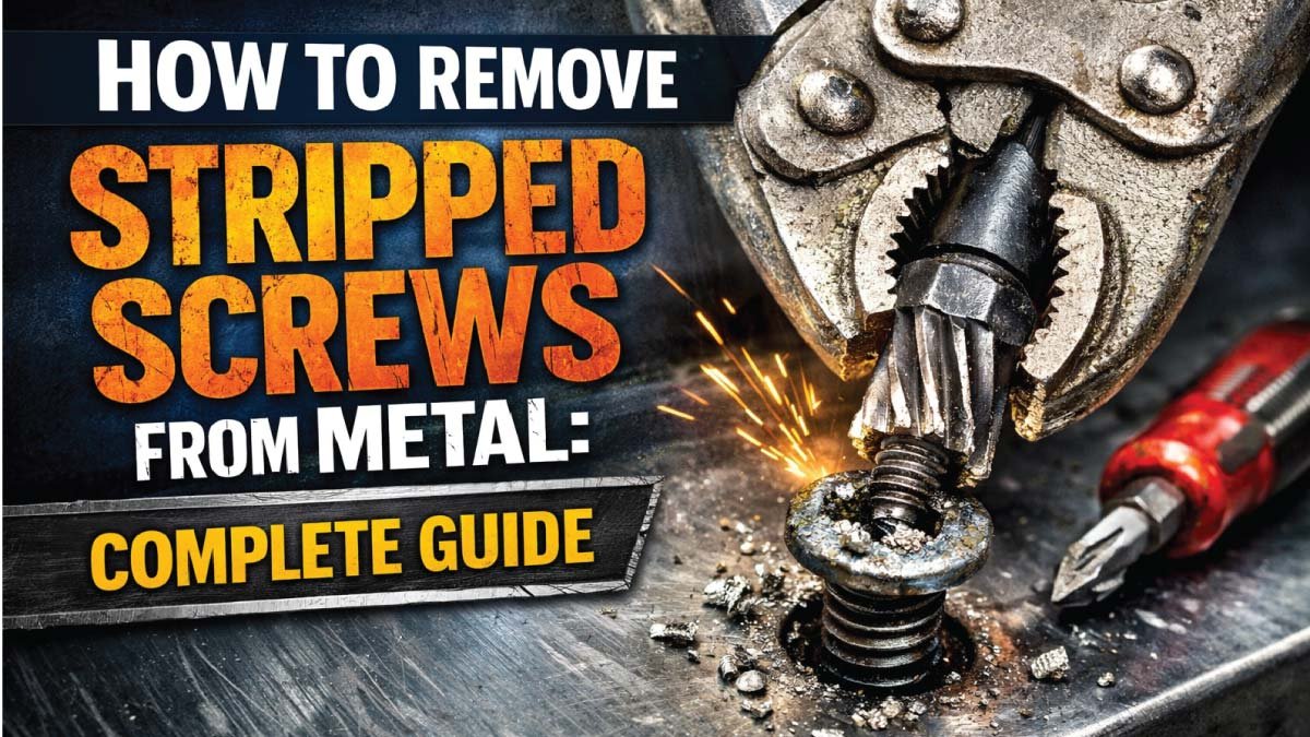 How to Remove Stripped Screws from Metal