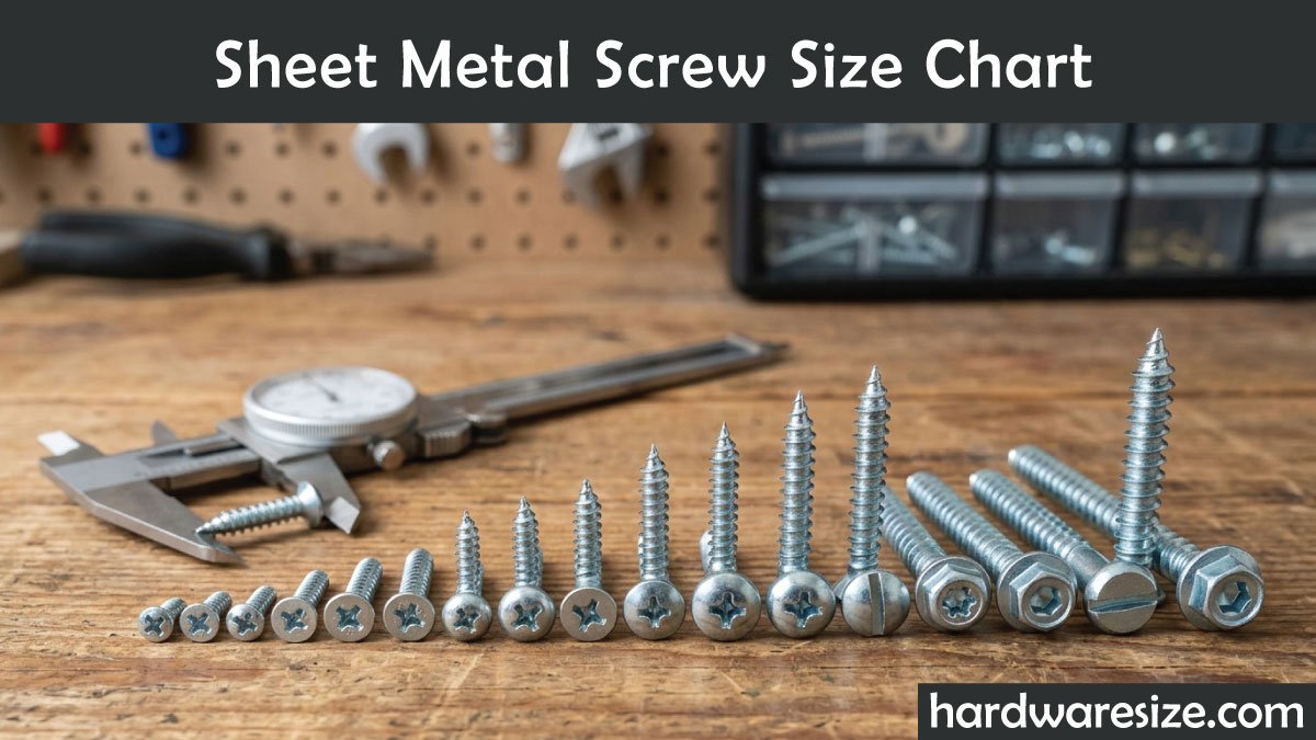 Sheet Metal Screw Size Chart