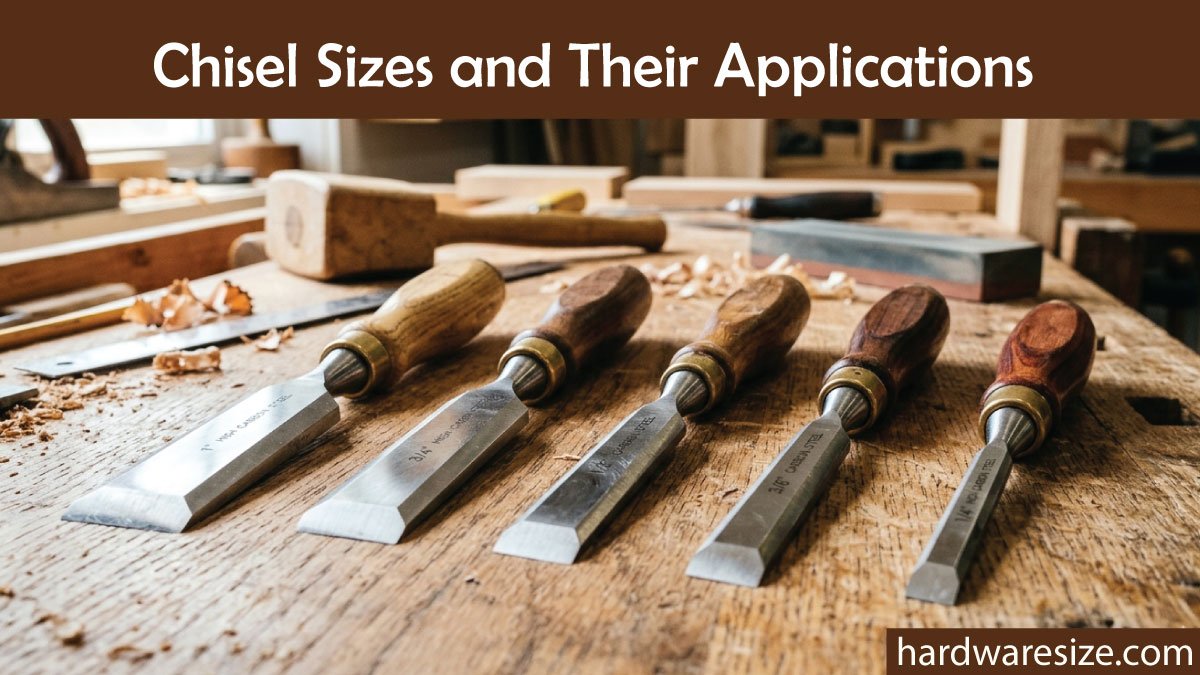 Chisel Sizes and Their Applications