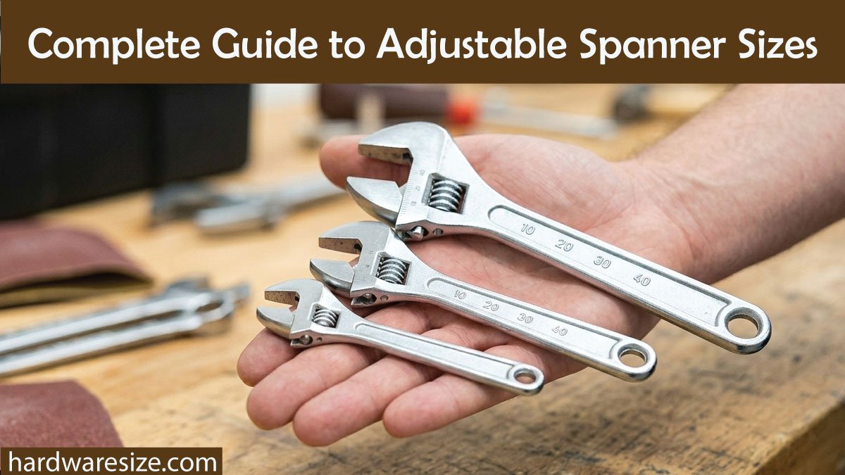 Complete Guide to Adjustable Spanner Sizes
