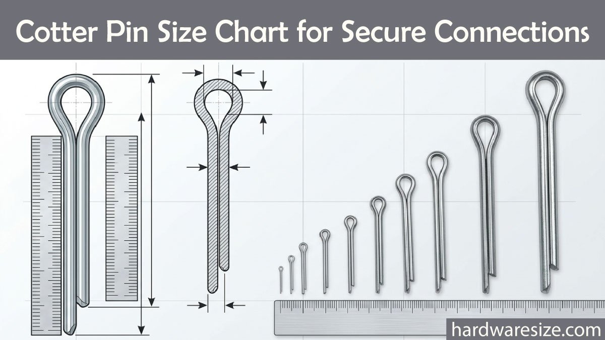 Cotter Pin Size Chart for Secure Connections