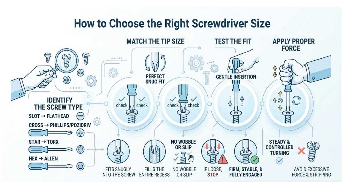 How to Choose the Right Screwdriver Size