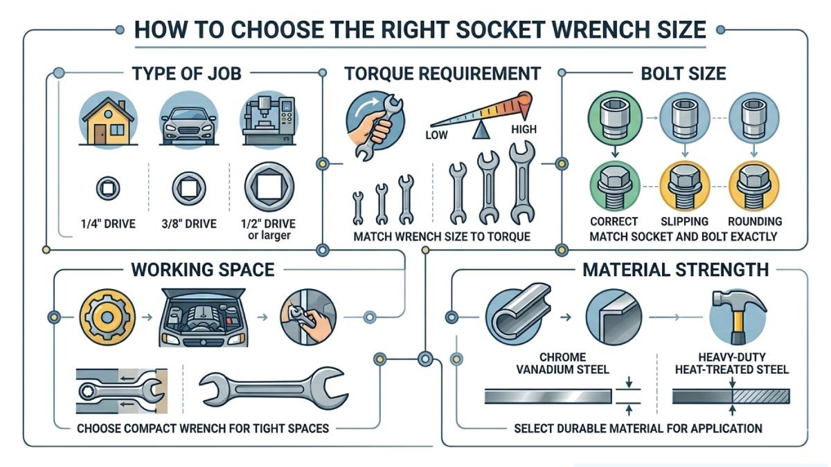 How to Choose the Right Socket Wrench Size