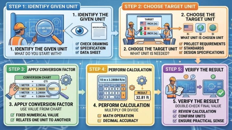 Engineering Units Conversion Chart for Projects - Hardware Size