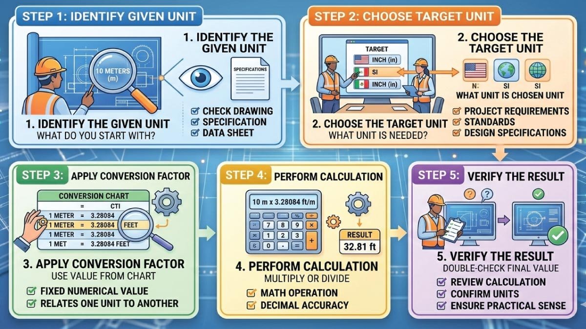 How to Use a Conversion Chart in Projects