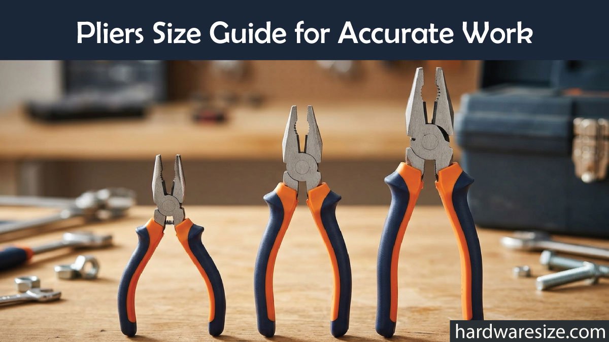Pliers Size Guide for Accurate Work