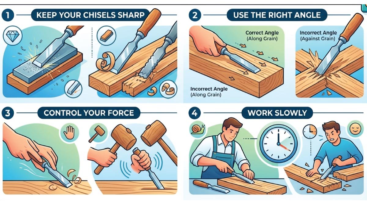 Tips for Using Chisels Effectively