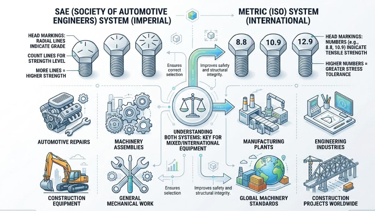 Types of Bolt Grading Systems