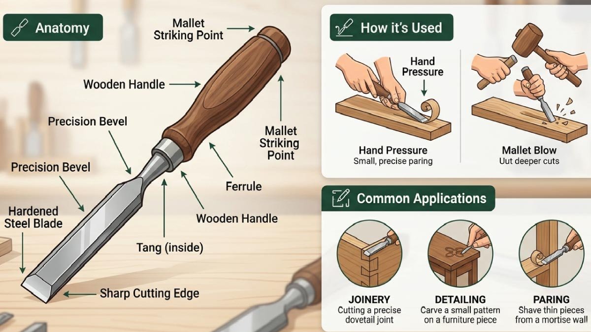 What Is a Woodworking Chisel