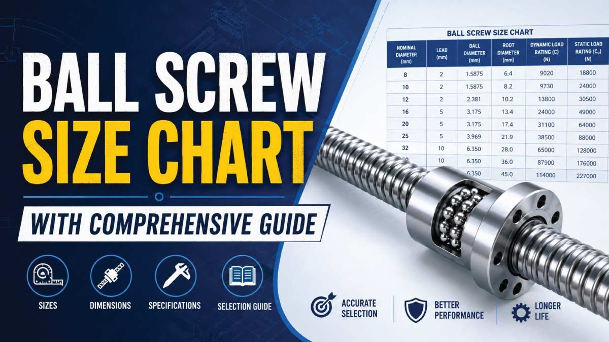 Ball Screw Size Chart