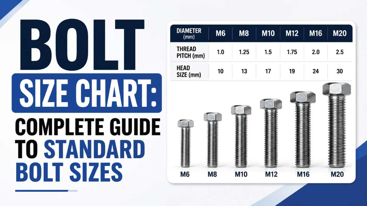 Bolt Size Chart: Complete Guide to Standard Bolt Sizes