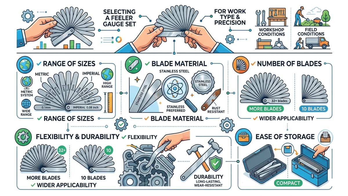 Choose the Right Feeler Gauge Set