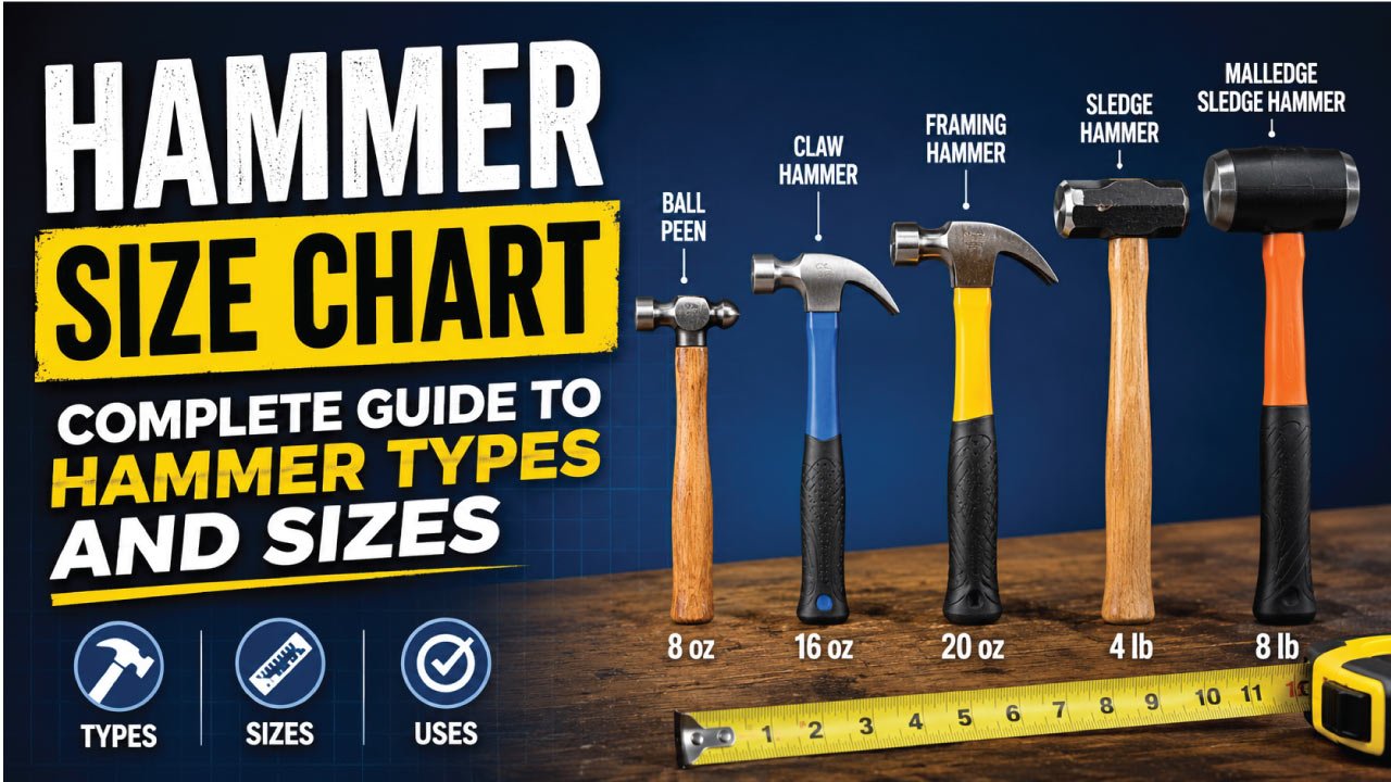 Hammer Size Chart