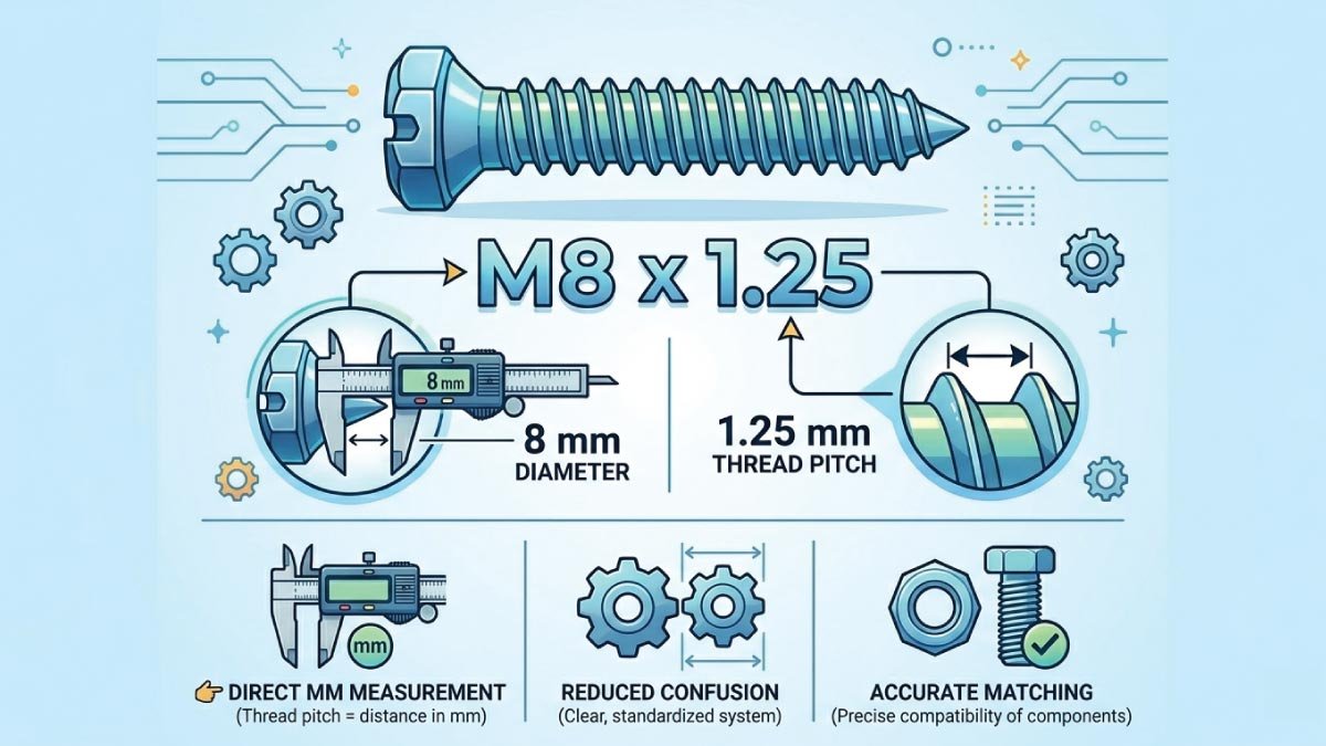 How Metric Thread Pitch Works