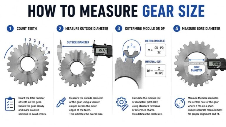Gear Sizes Gear Size Chart: Complete Guide 2026 with PDF - Hardware Size