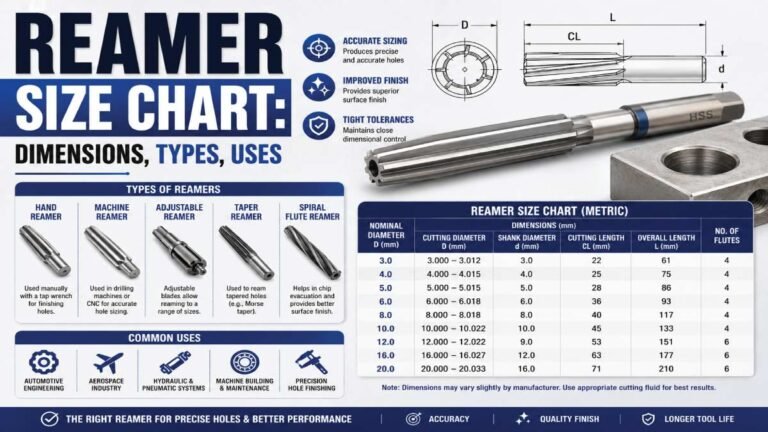 Reamer File.pdf Reamer Size Chart: Complete Guide 2026 with PDF - Hardware Size