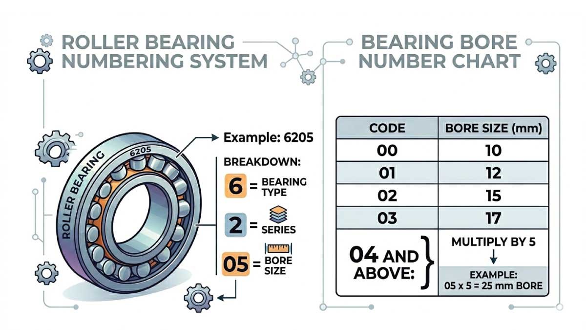 Roller Bearing Numbering System