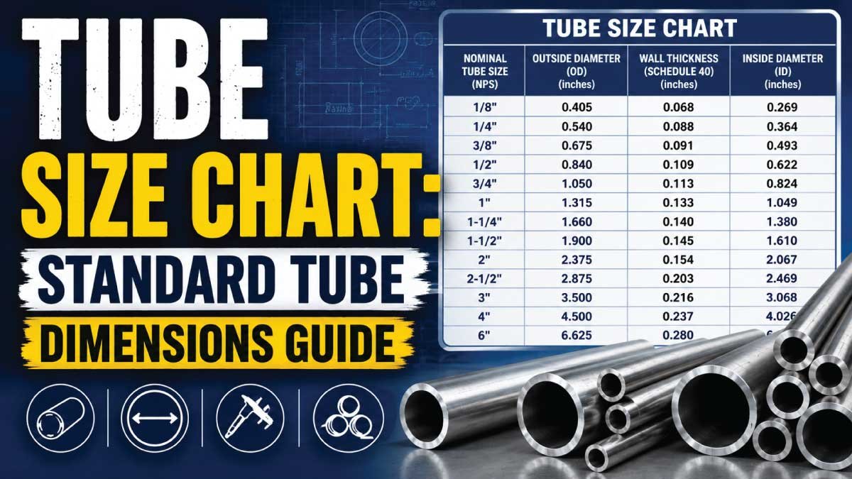 Tube Size Chart