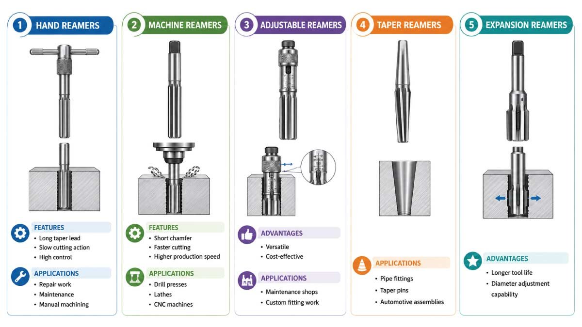 Types of Reamers