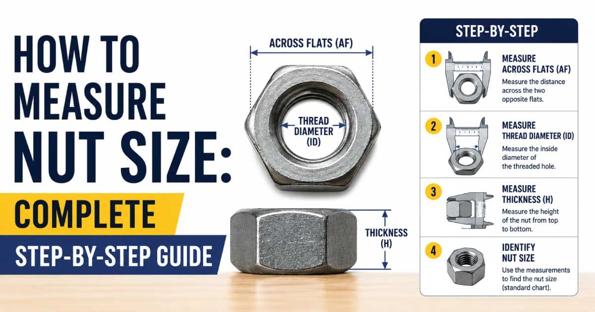How to Measure Nut Size