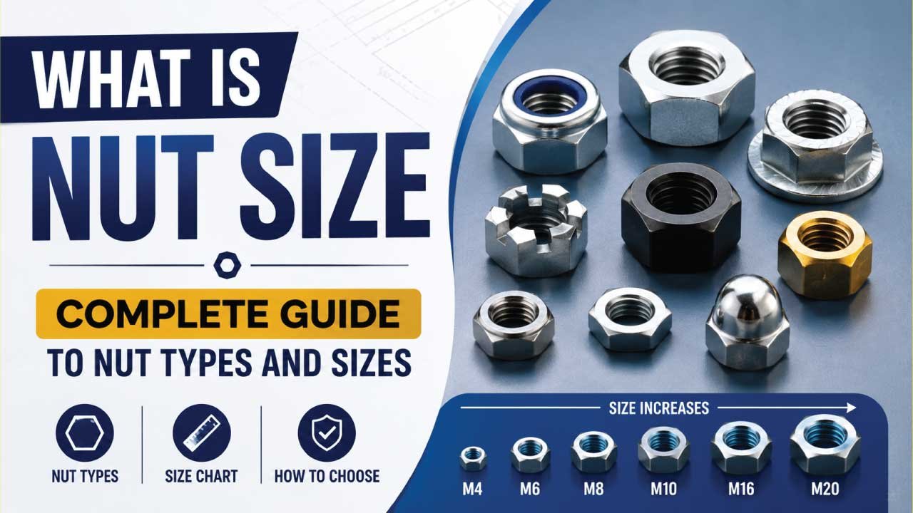 Nut Size Chart: Complete Guide to Nut Types and Sizes
