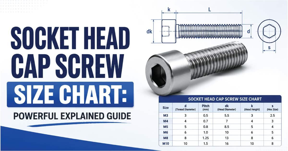 Socket Head Cap Screw Size Chart