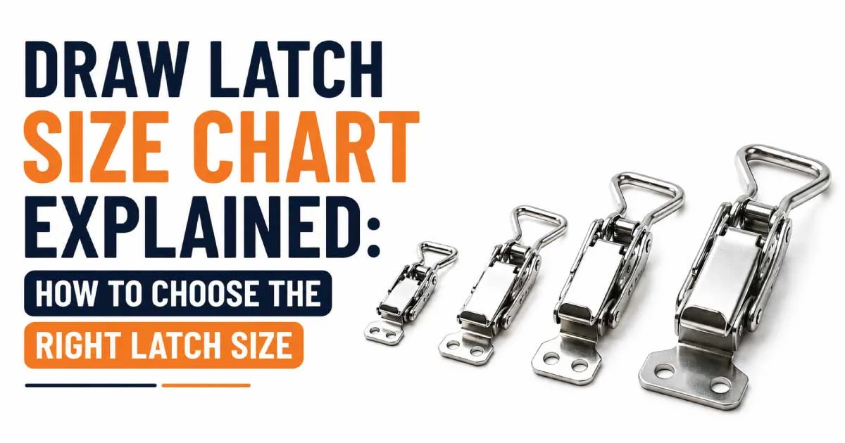 Draw Latch Size Chart Explained: How to Choose the Right Latch Size