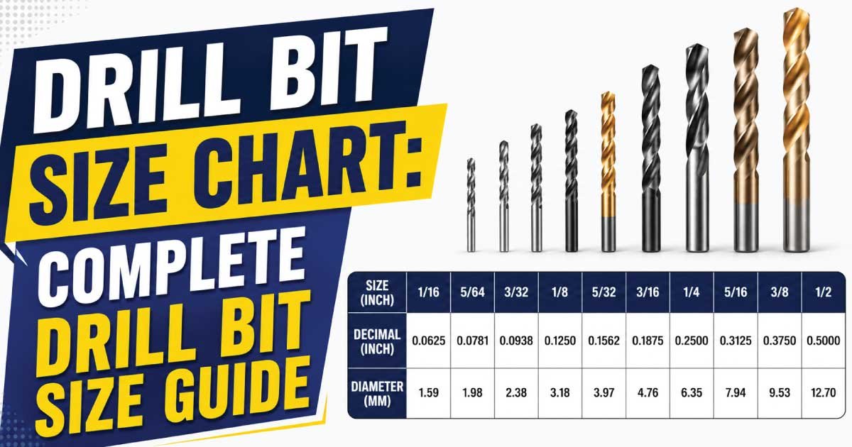 Drill Bit Size Chart