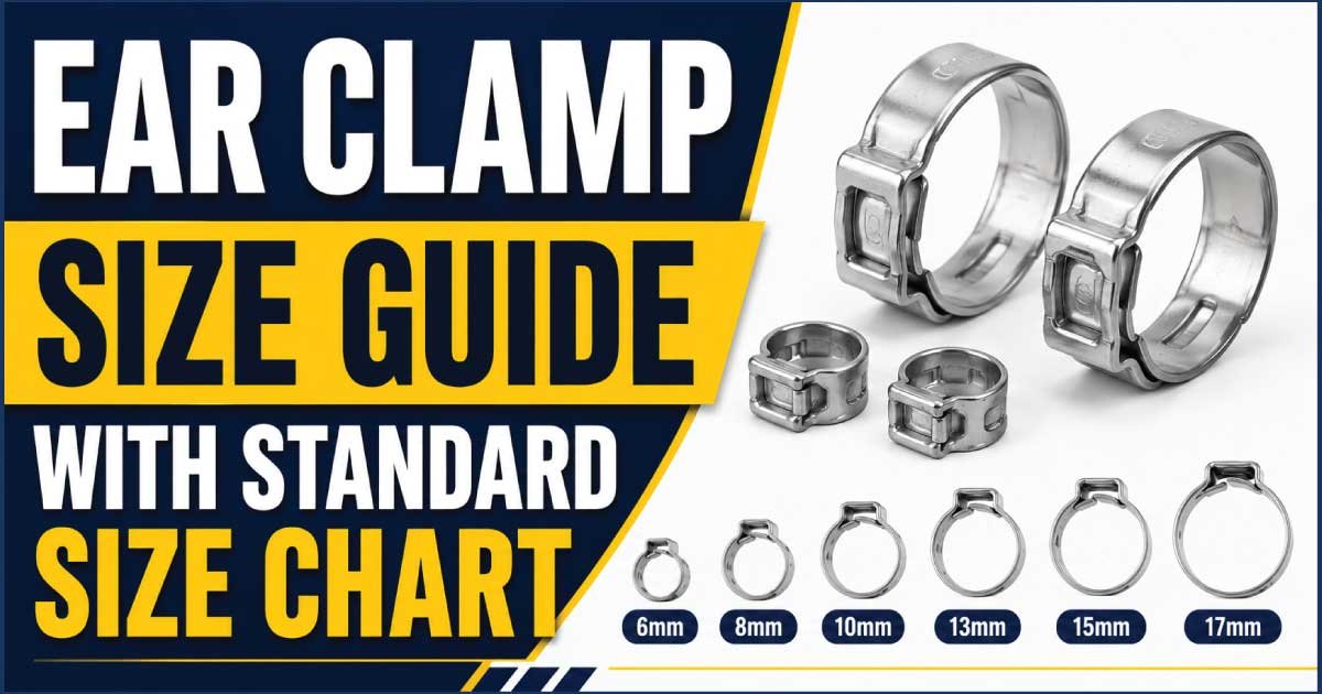 Ear Clamp Size Guide With Standard Size Chart