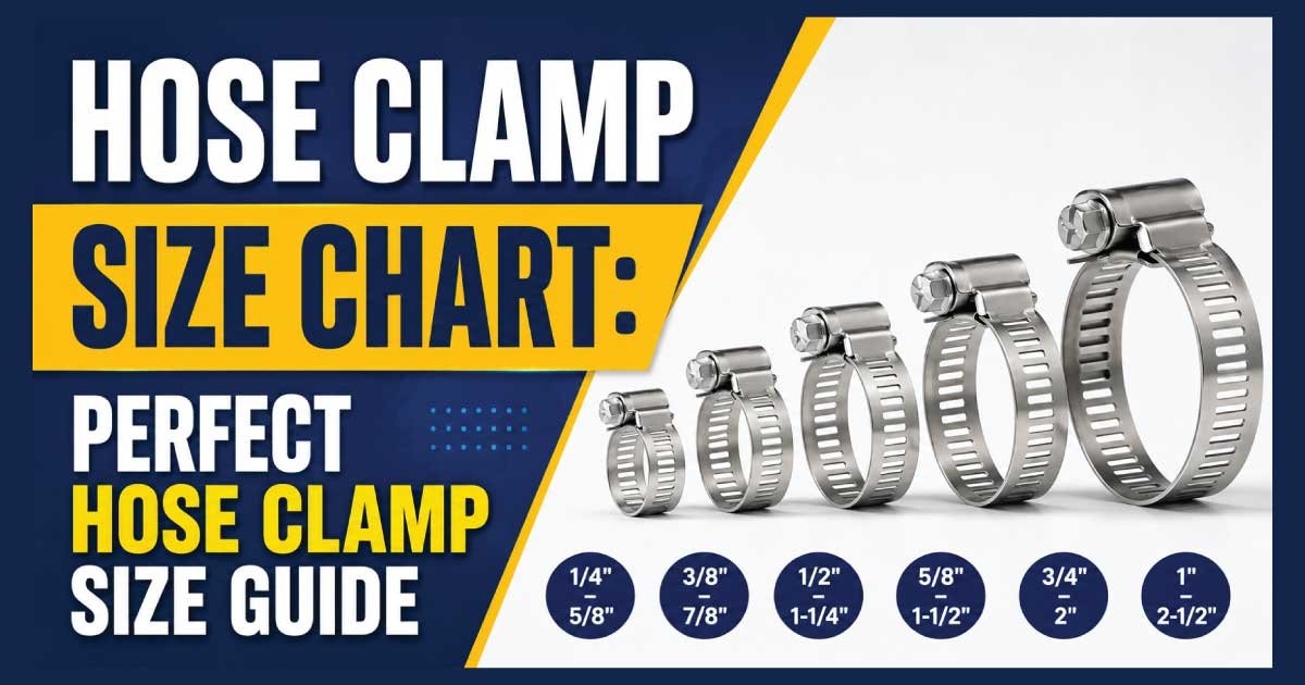 Hose Clamp Size Chart