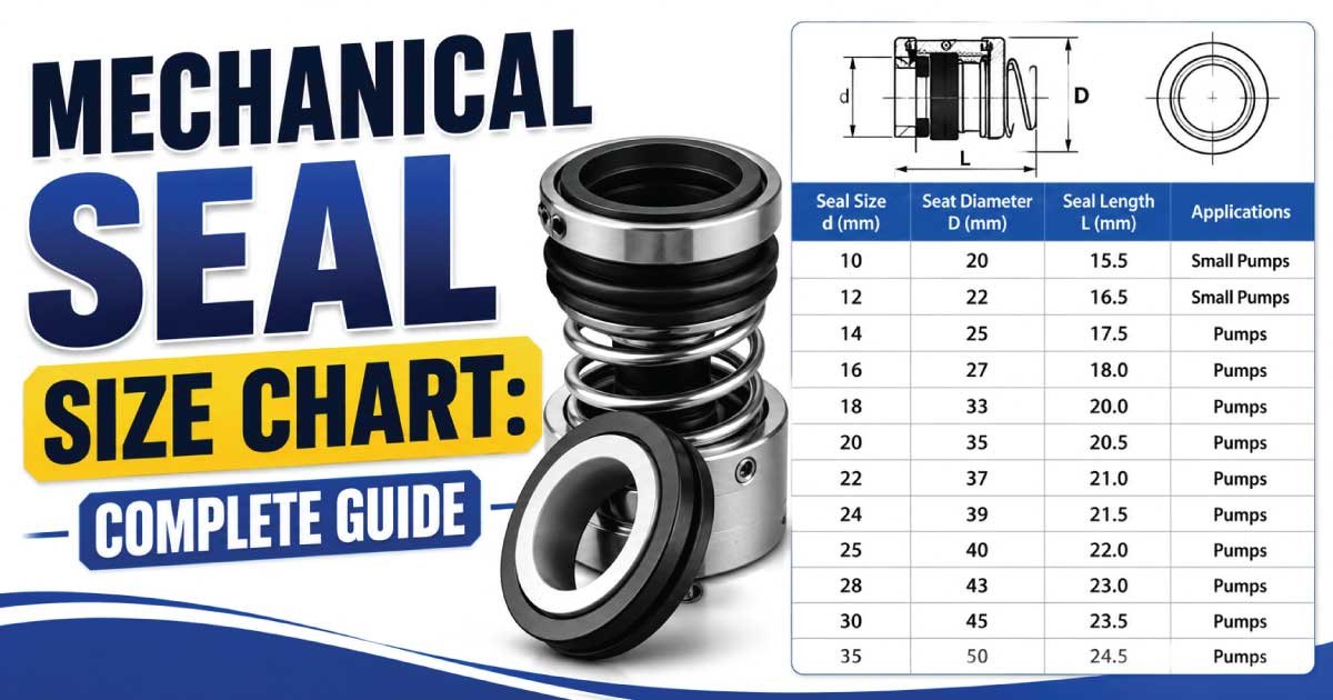 Mechanical Seal Size Chart