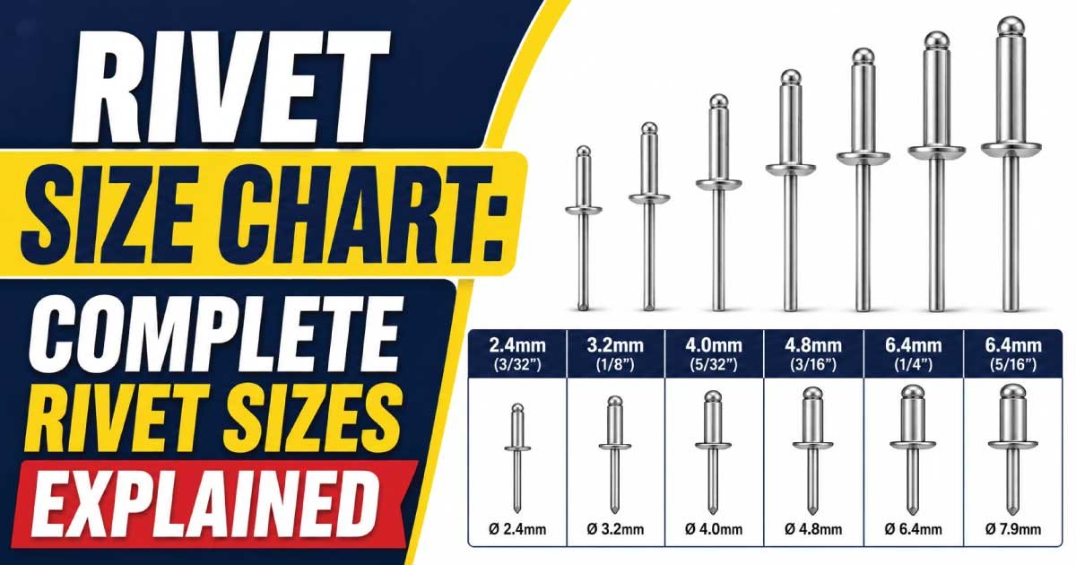 Rivet Size Chart