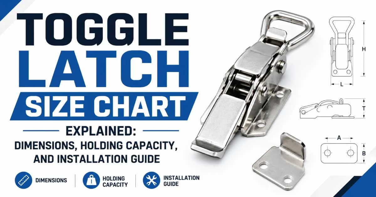 Toggle Latch Size Chart Explained: Dimensions, Holding Capacity, and Installation Guide