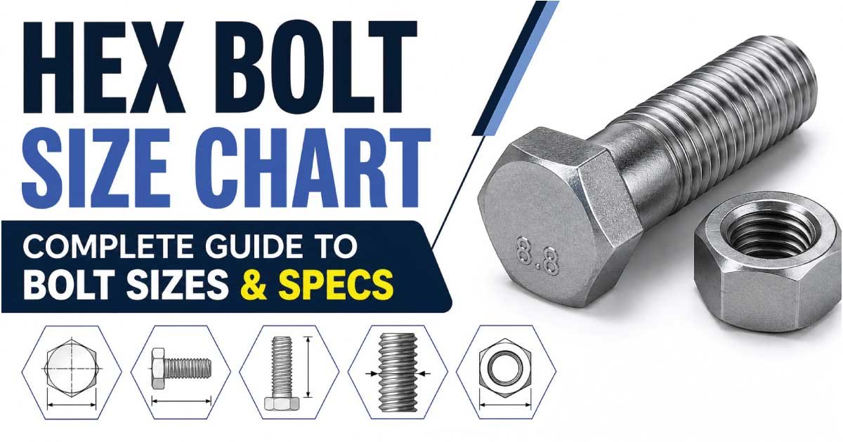Hex Bolt Size Chart